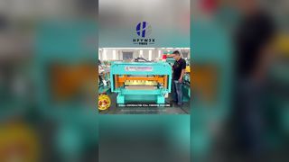 Efficient Small Corrugated Roof Sheet Roll Forming Machine