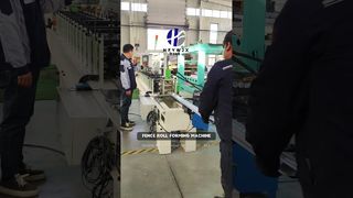 Fence roll forming machine