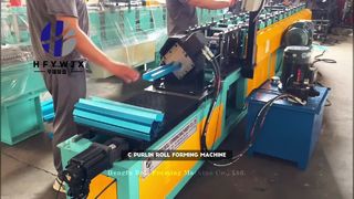 High Speed C Purlin Roll Forming Machine Solution