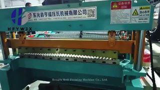 Produkcja małych maszyn do produkcji blach falistych