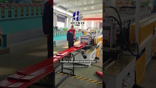 Linia do formowania rolek profilowanych paneli ściennych